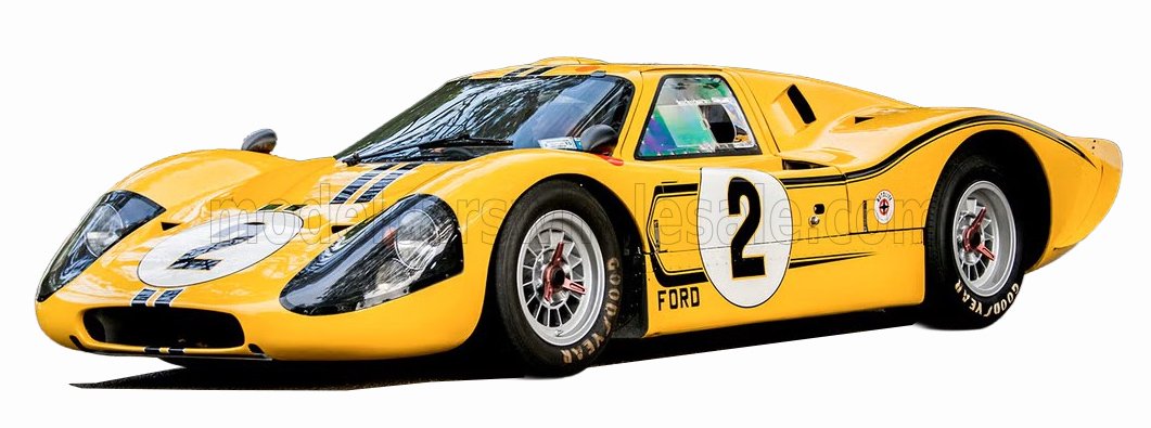 1:12 Top Marques - Ford GT40 MkIV 7.0L V8 Team Shelby American Inc. #2 4th 24h Le Mans 1967 - B. McLaren - M. Donohue
