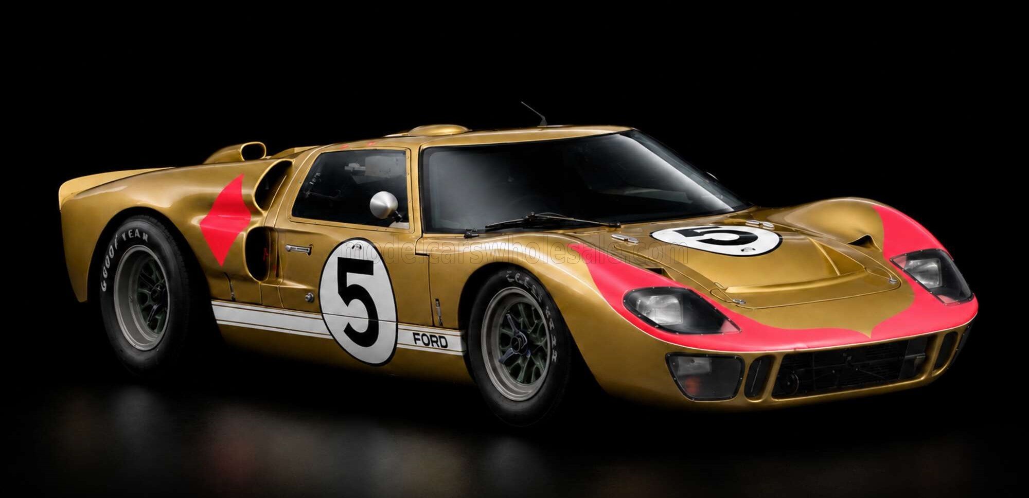 1:12 Top Marques - Ford GT40 MkII 7.0L V8 Team Holman & Moody #5 3rd 24h Le Mans 1966 - R. Bucknum - D. Hutcherson