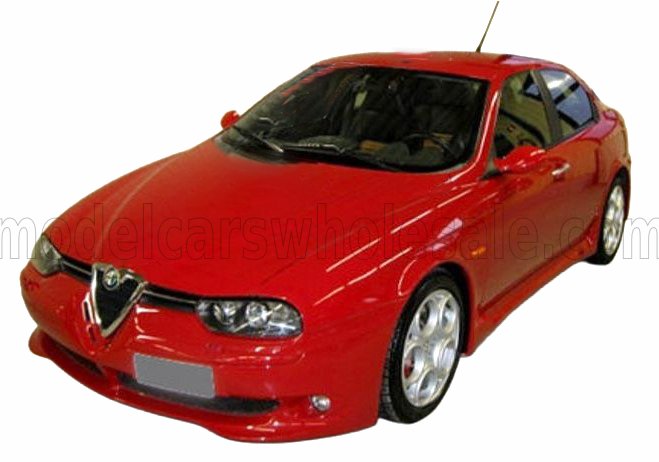 1:18 Top Marques - 2002 Alfa Romeo 156 GTA Rosso Alfa Red