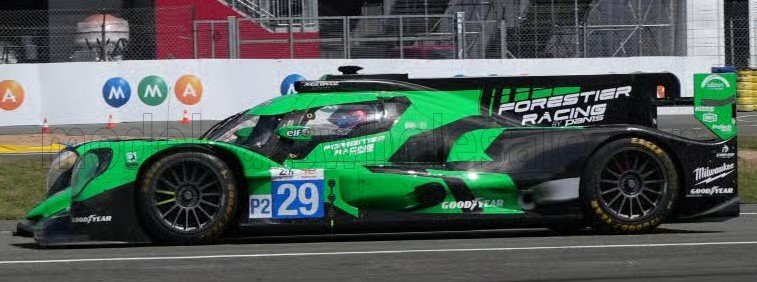 1:43 Spark - Oreca 07 Gibson GK428 4.2L V8 Team Forestier by Panis Racing #29 3rd LMP2 Class 24h Le Mans 2026 - L. Rousset - E. Masson - O. Gray