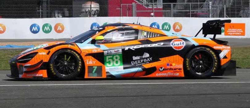 1:43 Spark - McLaren 720S GT3 Evo 4.0L Turbo V8 LMGT3 Team Garage 59 #58 24h Le Mans 2026 - A. West - F. Gehrsitz - B. Goethe