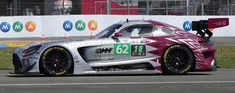 1:43 Spark - Mercedes-Benz AMG GT3 Evo 6.2L V8 LMGT3 Team Qatar by Iron Lynx #62 24h Le Mans 2026 - A. Al-Khelaifi - J. Hanses - G. Alesi