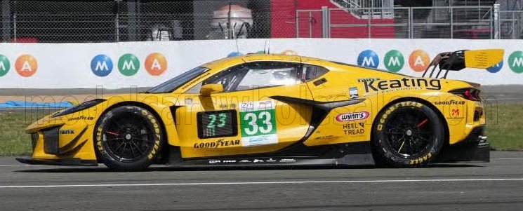 1:43 Spark - Chevrolet Corvette Z06 LMGT3.R 5.5L V8 Team TF Sport #33 Winner LMGT3 Class 24h Le Mans 2026 - B. Keating - J. Edgar - N. Catsburg