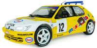 1:18 Solido - Peugeot 306 Maxi #12 Rallye du Condroz 1997 P. Vandewauver - Y. Vanderschuren