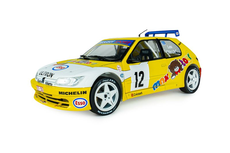 1:18 Solido - Peugeot 306 Maxi #12 Rallye du Condroz 1997 P. Vandewauver - Y. Vanderschuren 1:18 Solido - Peugeot 306 Maxi #12 Rallye du Condroz 1997 P. Vandewauver - Y. Vanderschuren