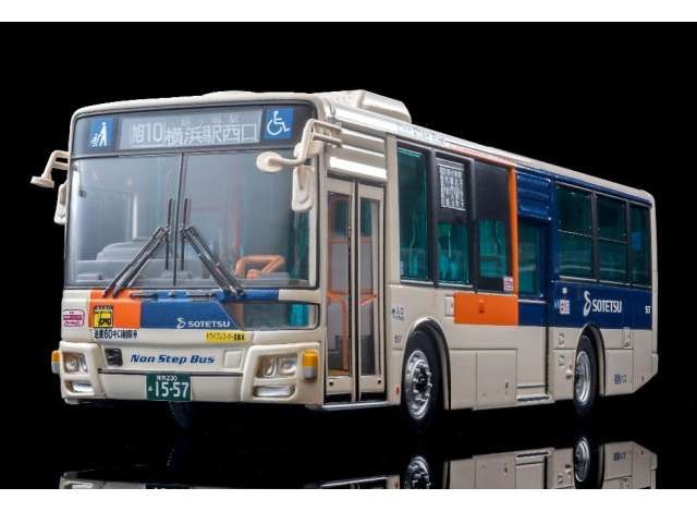 1:64 Tomica Limited Vintage - Mitsubishi Fuso Aerostar Non-Step Bus (Sotetsu Bus)