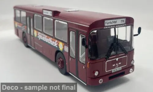 1:43 Premium ClassiXXs - 1975 MAN SL 200 DB Merkur Spielothek