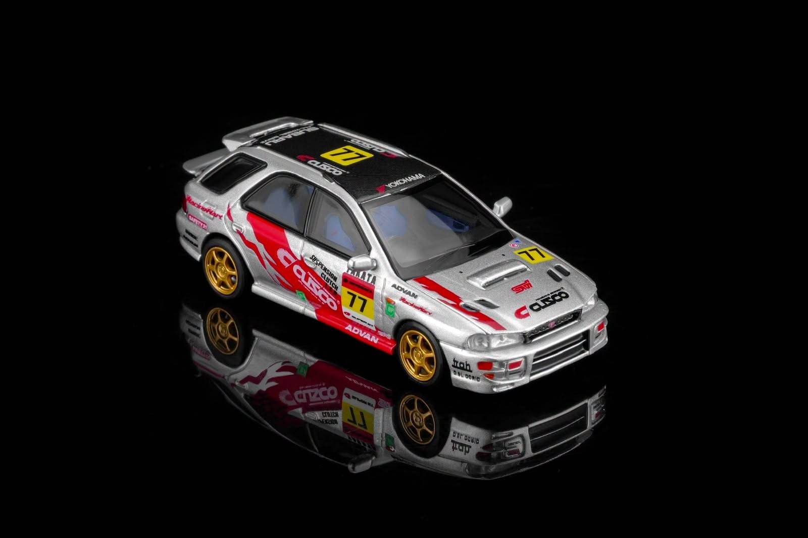 1:64 Motorhelix - Subaru Impreza Wagon WRX STi Ver VI, CUSCO silver Livery