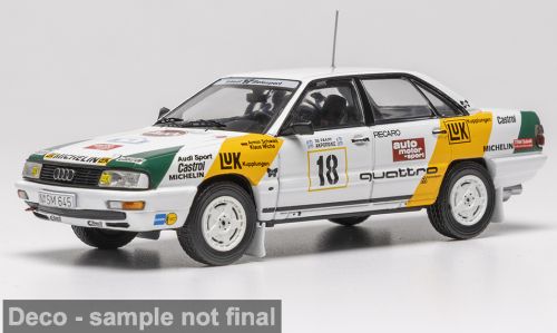 1:43 Ixo - Audi 200 Quattro #18 Acropolis Rally 1989 - A. Schwarz / K. Wicha