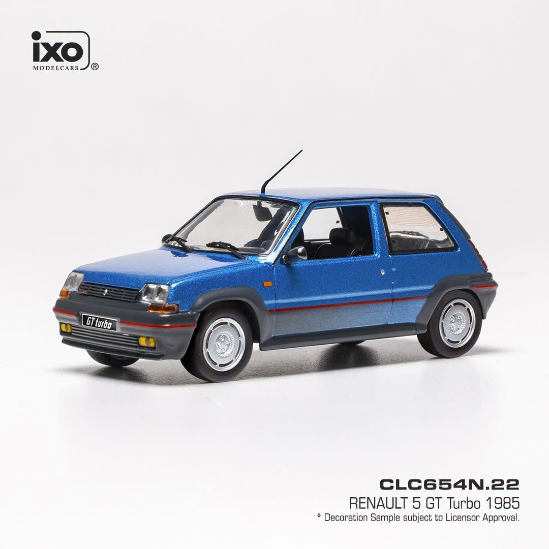 1:43 Ixo - 1985 Renault 5 GT Turbo Blue 1:43 Ixo - 1985 Renault 5 GT Turbo Blue