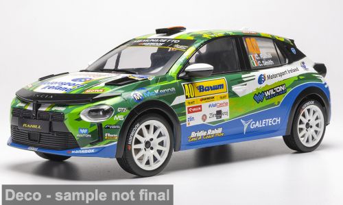 1:18 Ixo - Lancia Ypsilon HF Rally4 #40 Barum Rally 2025 - C. Rahill / C. Smith