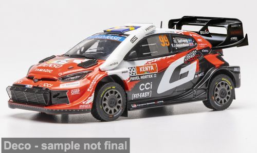 1:43 Ixo - Toyota GR Yaris Rally1 Team Toyota Gazoo Racing #99 Safari Rally Kenya 2026 - O. Solberg / E. Edmondson