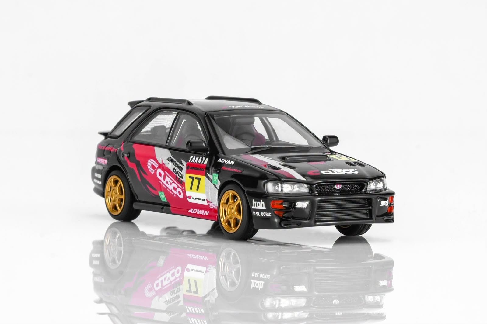 1:64 Motorhelix - Subaru Impreza Wagon WRX STi Ver VI, CUSCO black Livery
