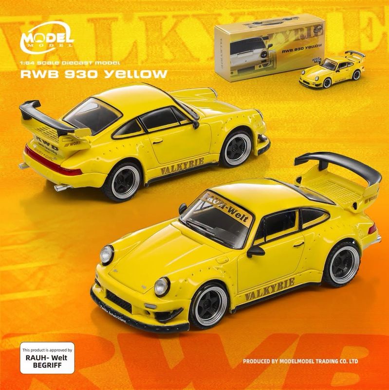 1:64 ModelModel - RWB 930, Valkyrie yellow