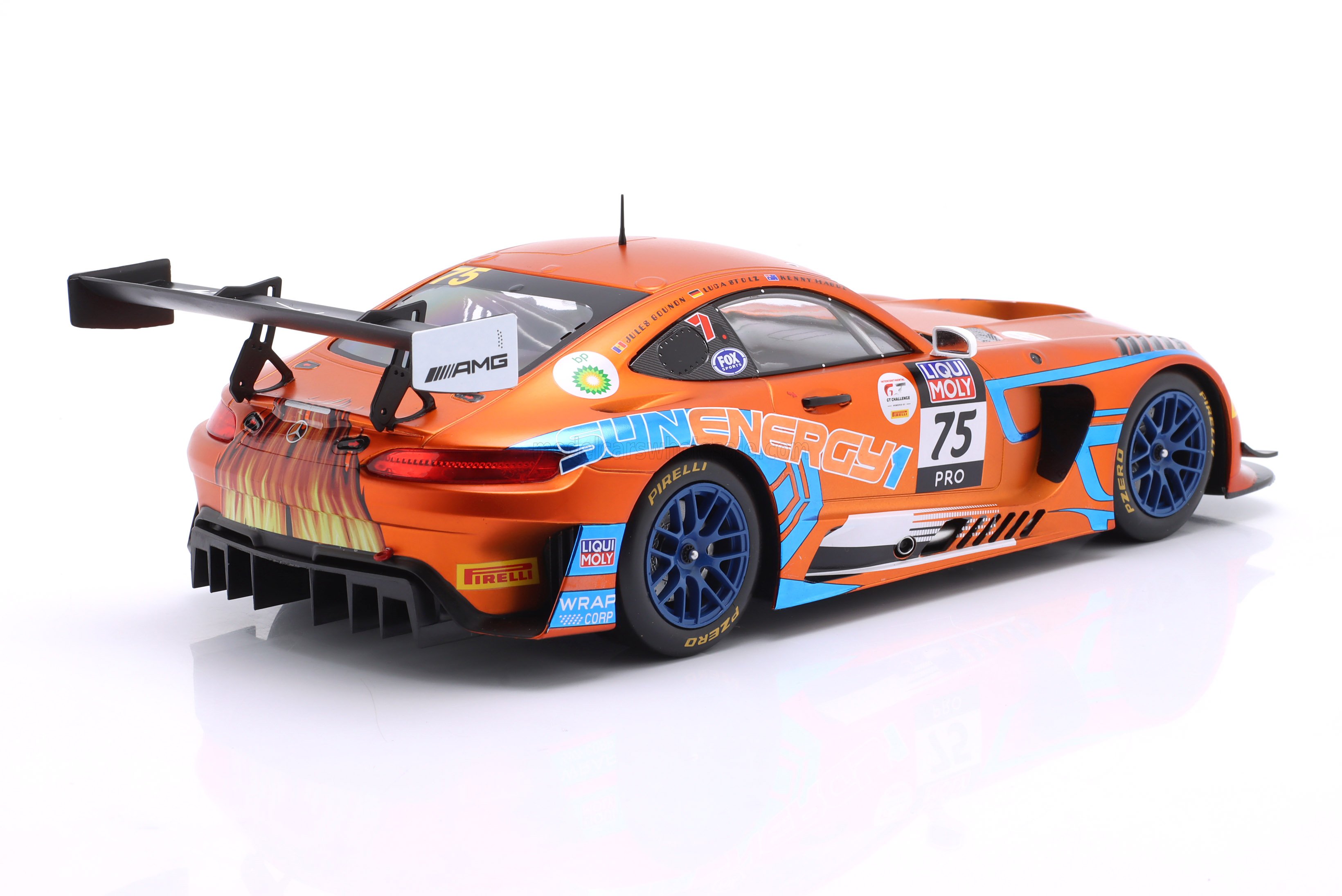 1:18 Ixo - Mercedes-Benz AMG GT3 Evo 6.2L V8 Team SunEnergy1 #75 Winner 12h Bathurst 2023 - K. Habul / J. Gounon / L. Stolz