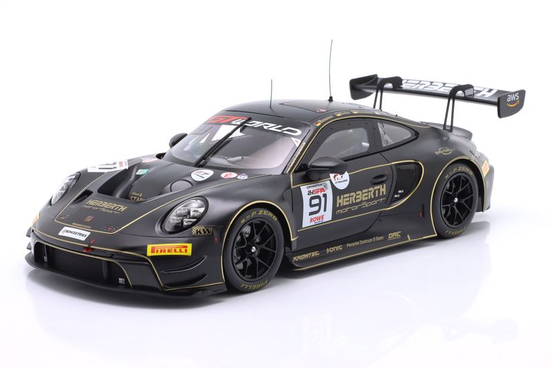 1:18 Ixo - Porsche 911 (992) GT3 R 4.2L Team Herberth Motorsport #92 24h Spa 2025 - T. Heinemann / R. Ineichen / J. Sturm