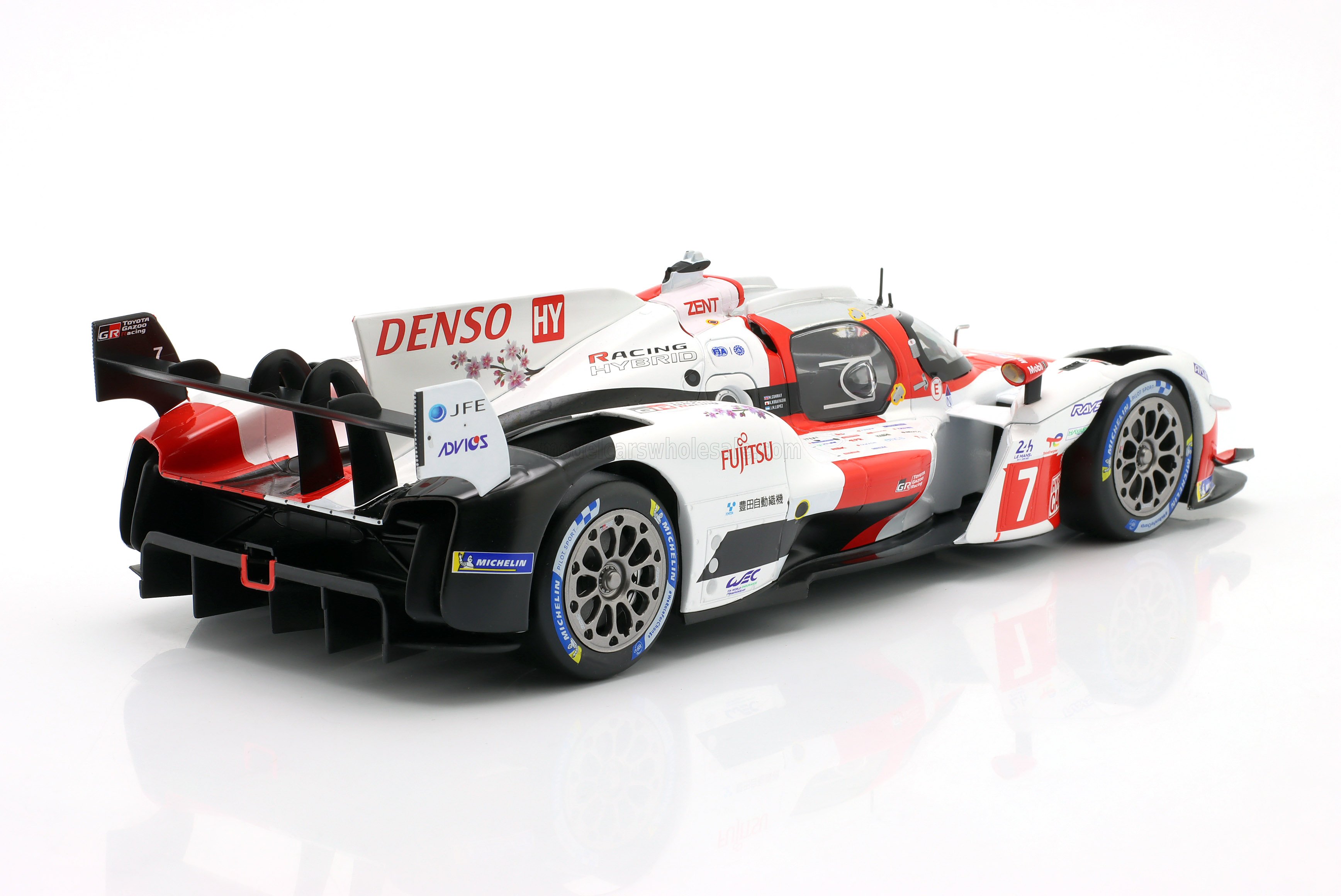 1:18 Ixo - Toyota GR010 Hybrid 3.5L V6 Twin Turbo Team Gazoo Racing #7 24h Le Mans 2023 - M. Conway / K. Kobayashi / J. M. López
