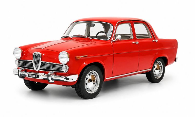1:18 Cult Models - Alfa Romeo Giulietta Ti (101) red 61-64 1:18 Cult Models - Alfa Romeo Giulietta Ti (101) red 61-64