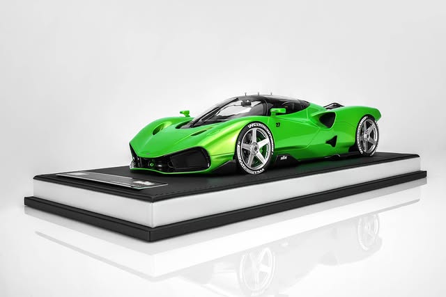 1:18 Motorhelix - 2024 Nilu Nilu27 V12 6.5L 1070 hp #27 Green Metallic
