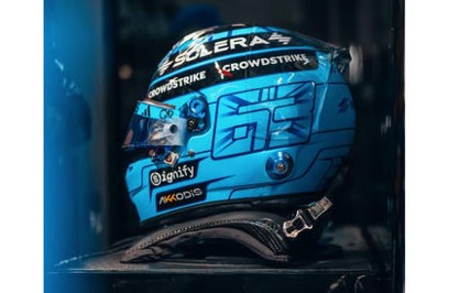 1:5 Spark Helmet - Mercedes-AMG PETRONAS George Russell GP Grande Bretagne 2026