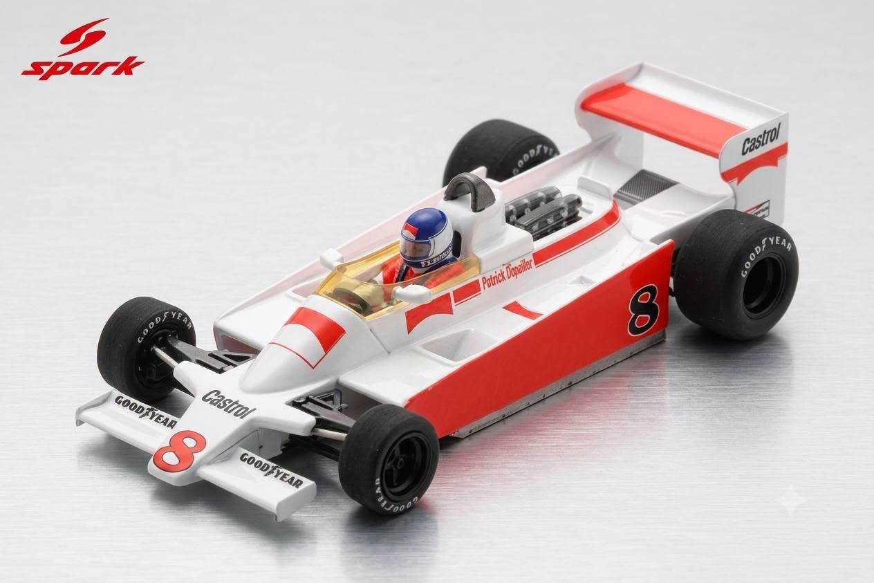 1:43 Spark - McLaren M28 #8 Marlboro Team McLaren-Ford 13th Spanish GP 1979 - P. Tambay