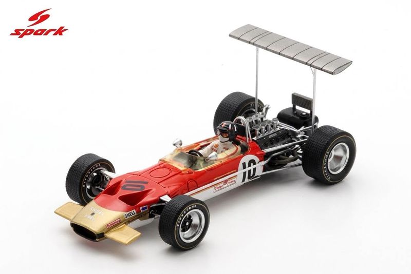 1:43 Spark - Lotus 49B #10 Lotus-Ford Winner Mexican GP 1968 - G. Hill 1:43 Spark - Lotus 49B #10 Lotus-Ford Winner Mexican GP 1968 - G. Hill