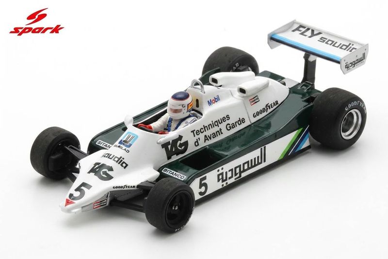 1:43 Spark - Williams FW08 #5 5th British GP 1982 - D. Daly 1:43 Spark - Williams FW08 #5 5th British GP 1982 - D. Daly