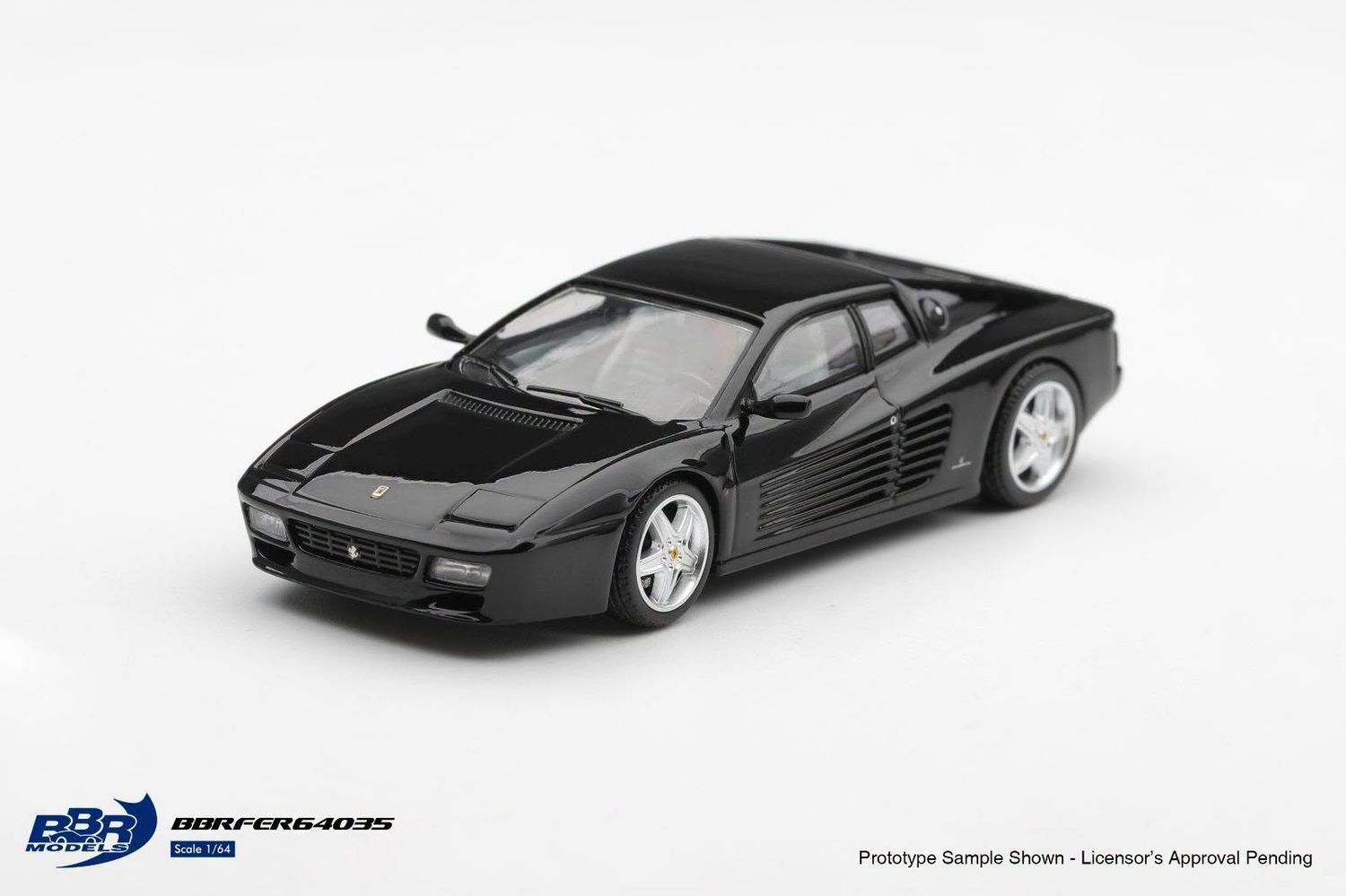 1:64 BBR - 1992 Ferrari 512 TR, nero
