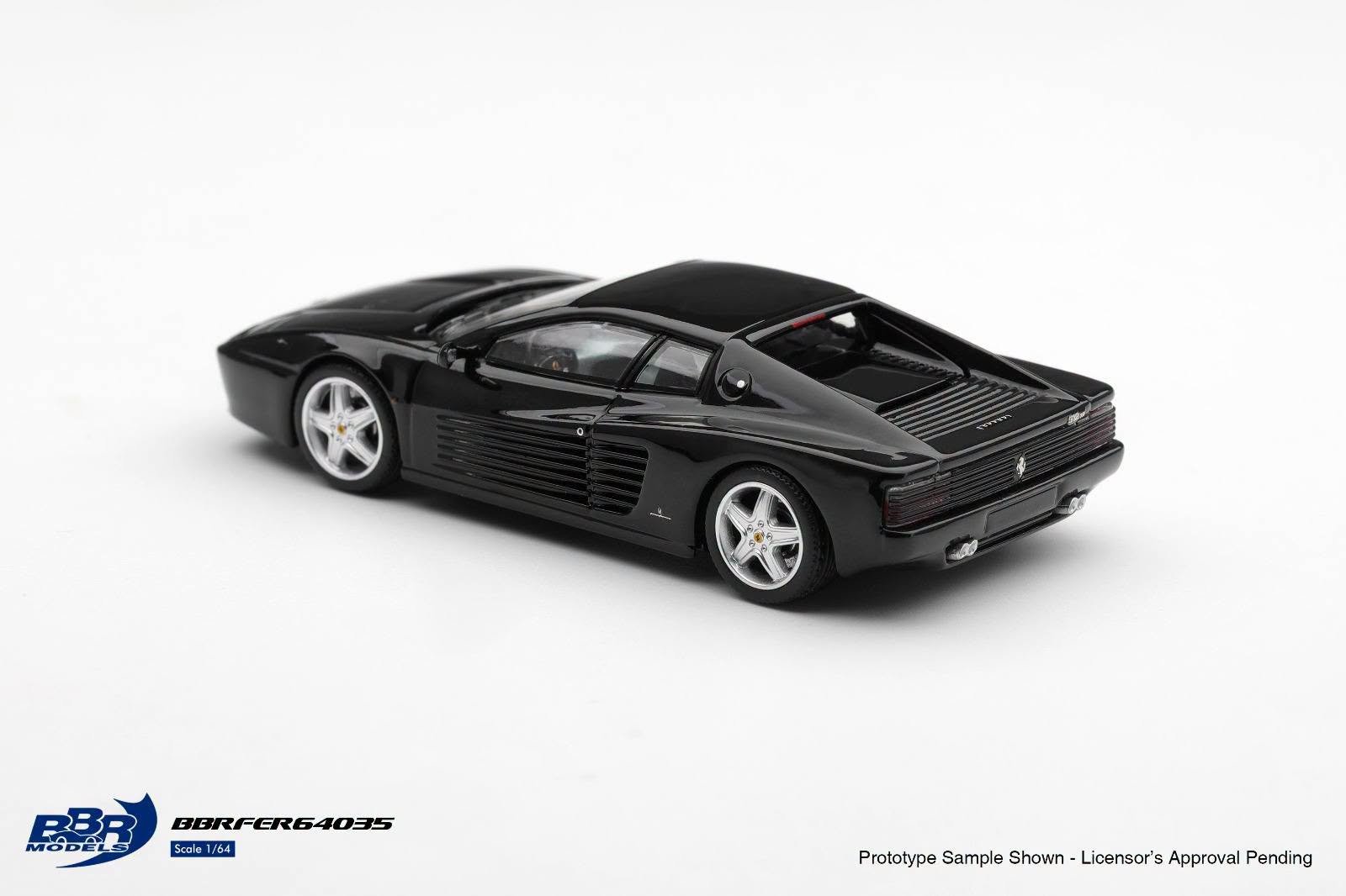 1:64 BBR - 1992 Ferrari 512 TR, nero