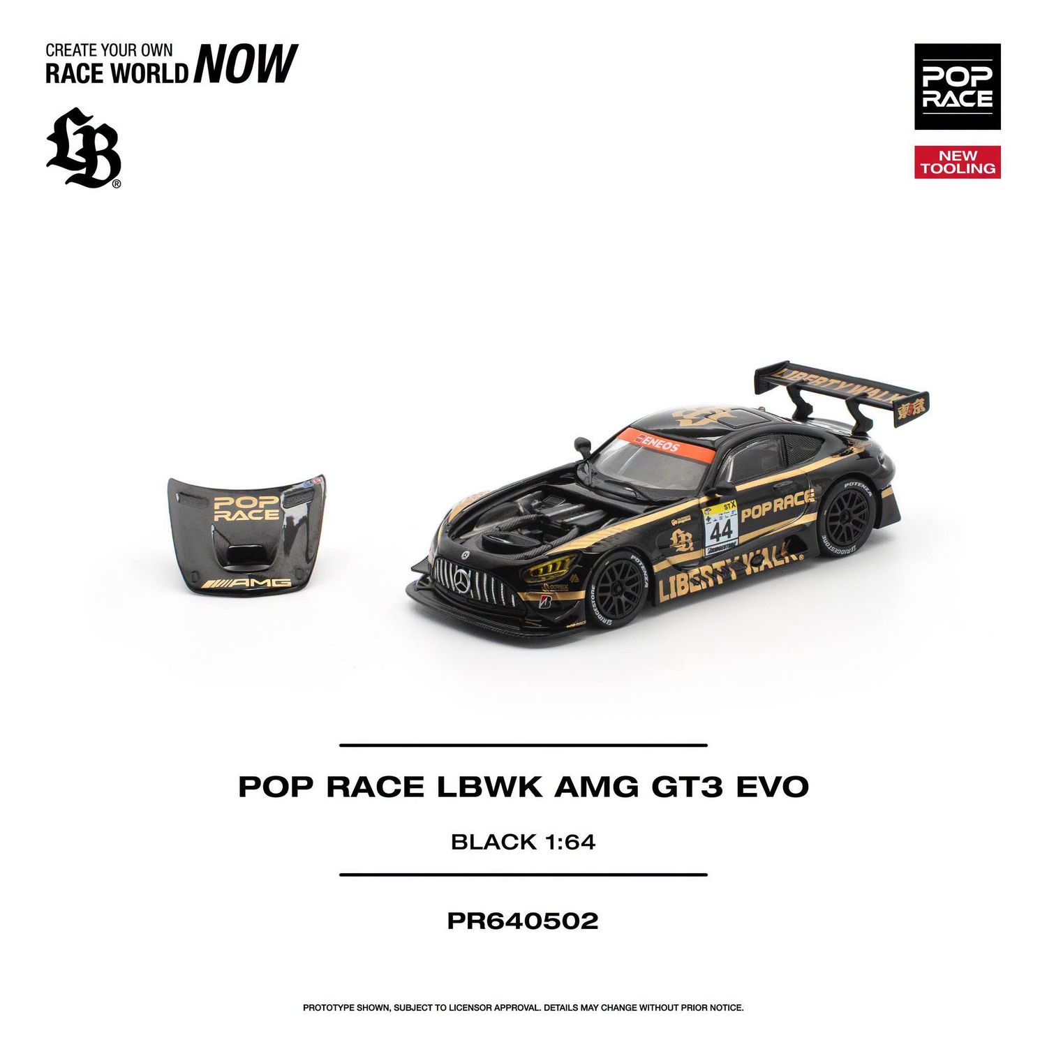 1:64 Pop Race Limited - Pop Race LBWK AMG GT3 EVO