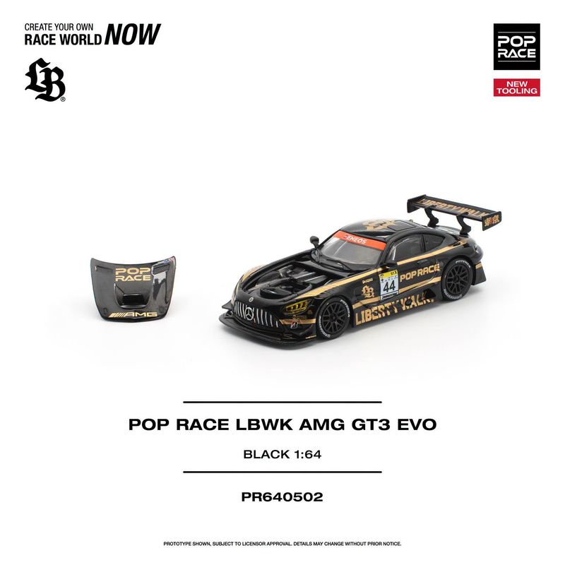 1:64 Pop Race Limited - Pop Race LBWK AMG GT3 EVO 1:64 Pop Race Limited - Pop Race LBWK AMG GT3 EVO