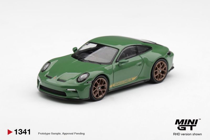 1:64 Mini GT - 2022 Porsche 911 (992) GT3, auratium green *Blister packaging* 1:64 Mini GT - 2022 Porsche 911 (992) GT3, auratium green *Blister packaging*