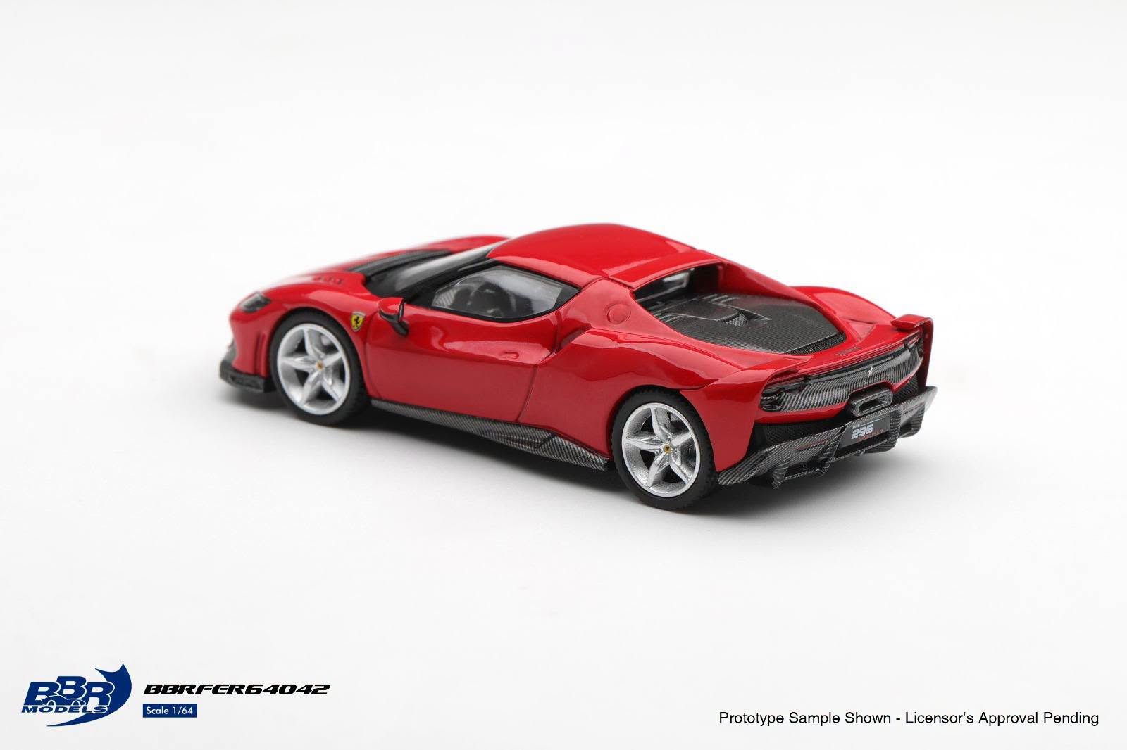 1:64 BBR - 2024 Ferrari 296 Speciale, Rosso Corsa