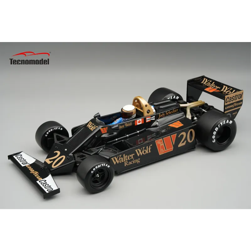 1:18 Tecnomodel - Wolf WR3/5 Spanish GP 1978 - J. Scheckter *With Driver Figure* 1:18 Tecnomodel - Wolf WR3/5 Spanish GP 1978 - J. Scheckter *With Driver Figure*