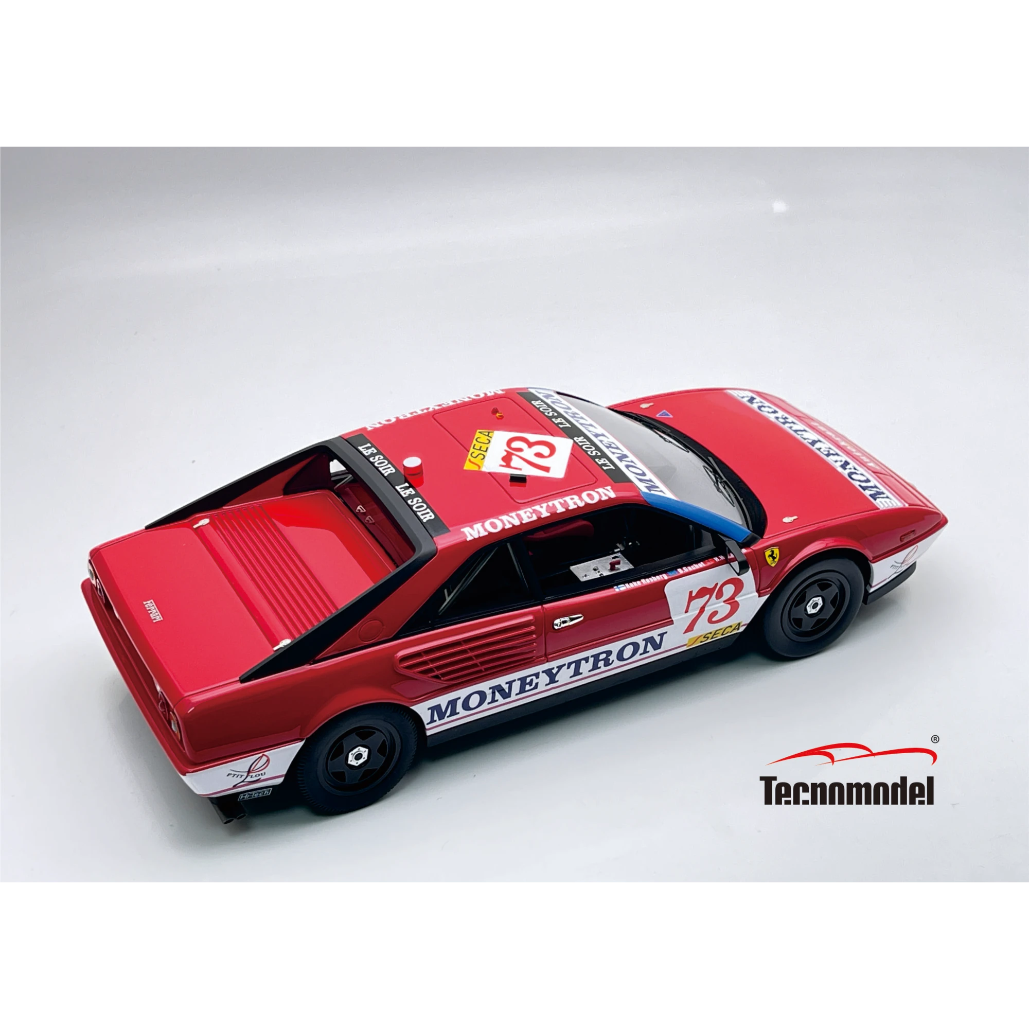 1:18 Tecnomodel - Ferrari 308 Mondial 3.2 Spa 24H 1989 #73 DNF - B. Gachot / H. Huysman / K. Rosberg / S. Johansson