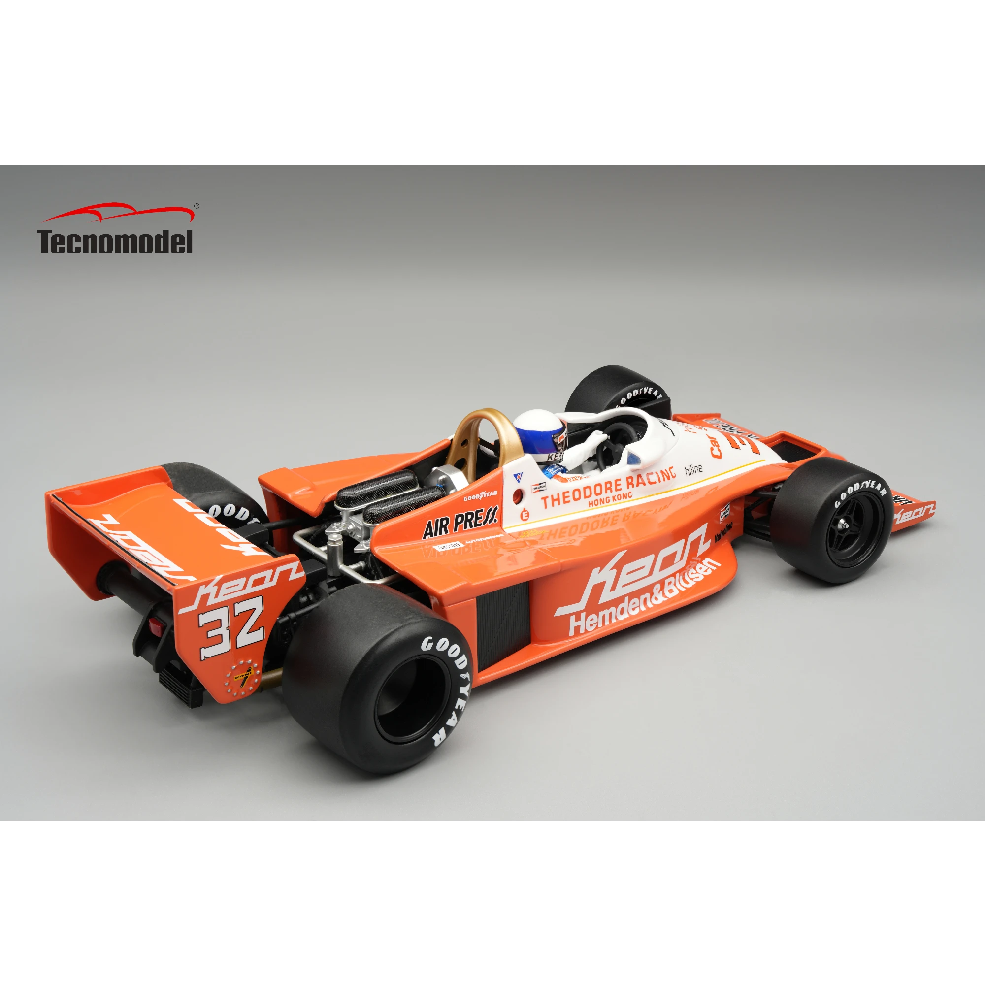 1:18 Tecnomodel - Wolf WR3 German GP 1978 - K. Rosberg *With Driver Figure*
