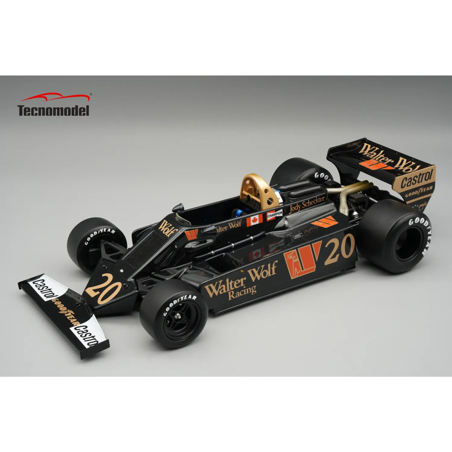 1:18 Tecnomodel - Wolf WR3/5 Spanish GP 1978 - J. Scheckter