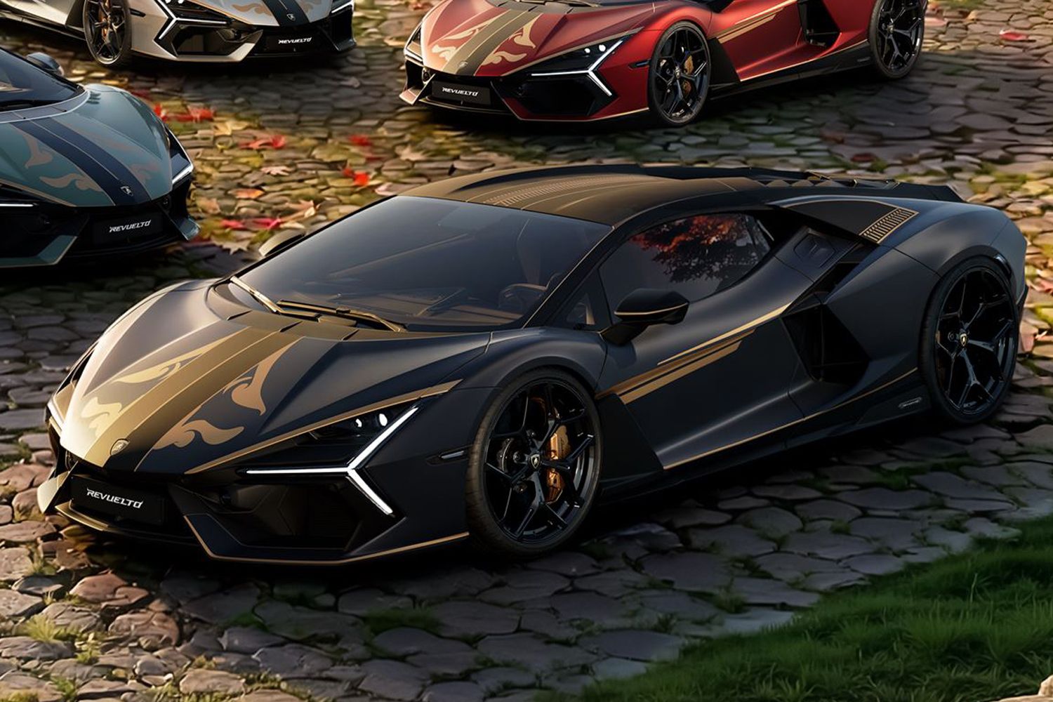 1:43 Looksmart - 2026 Lamborghini Revuelto Impavido Grigio Crater Matt – Nero Nemesis (Matt)