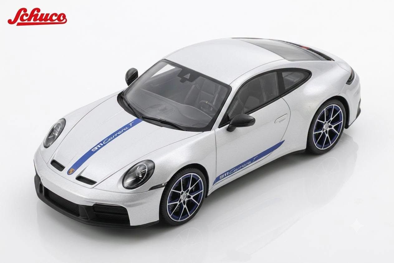1:18 Spark - Porsche 911 Carrera T (992.2) - Ice Grey Metallic