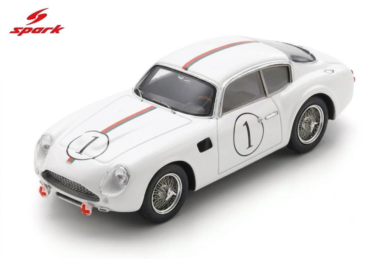 1:43 Spark - Aston Martin DB4 GT Zagato Le Mans 1961 #1 - Franc / Kerguen / Colas