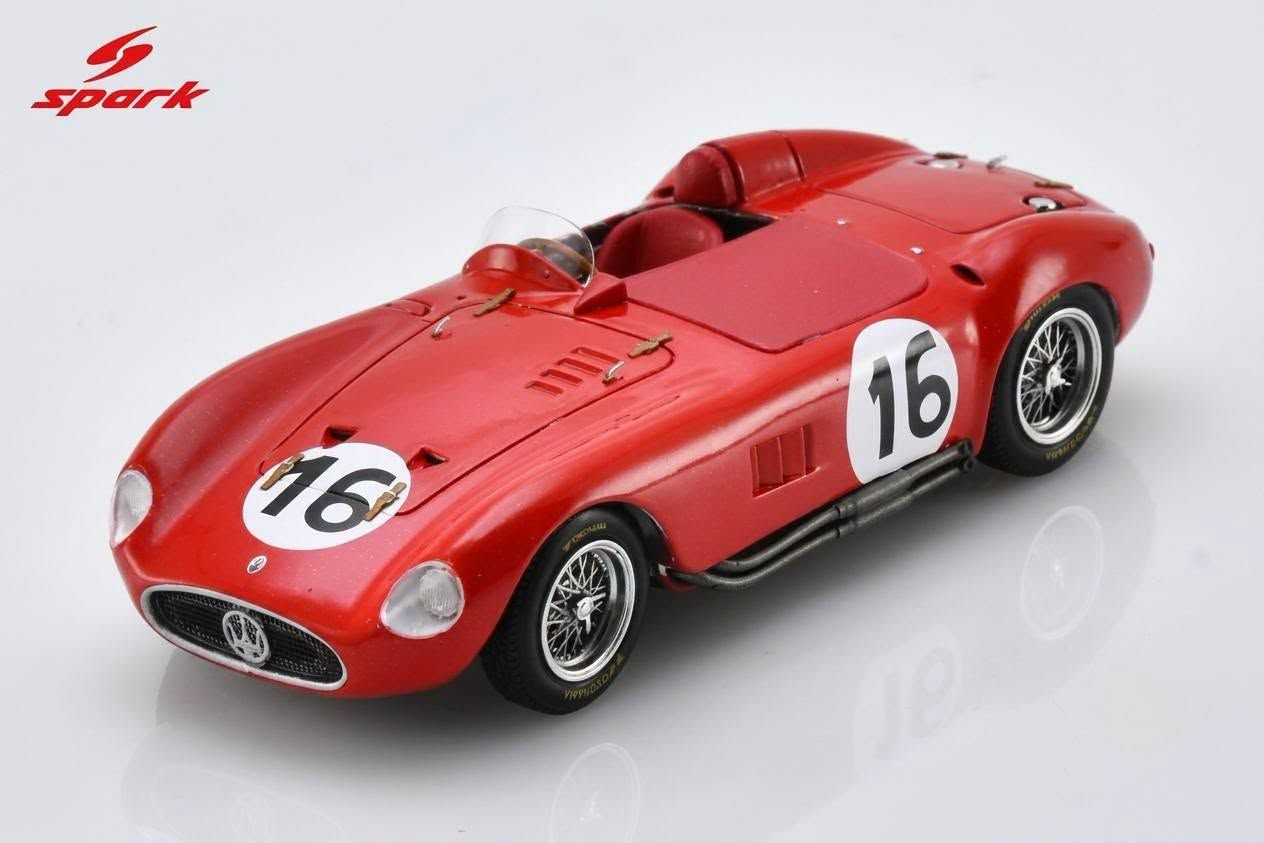 1:43 Spark - Maserati 300S Le Mans 1955 #16 - L. Musso / G. Valenzano Chassis 3055 Short Nose 1:43 Spark - Maserati 300S Le Mans 1955 #16 - L. Musso / G. Valenzano Chassis 3055 Short Nose