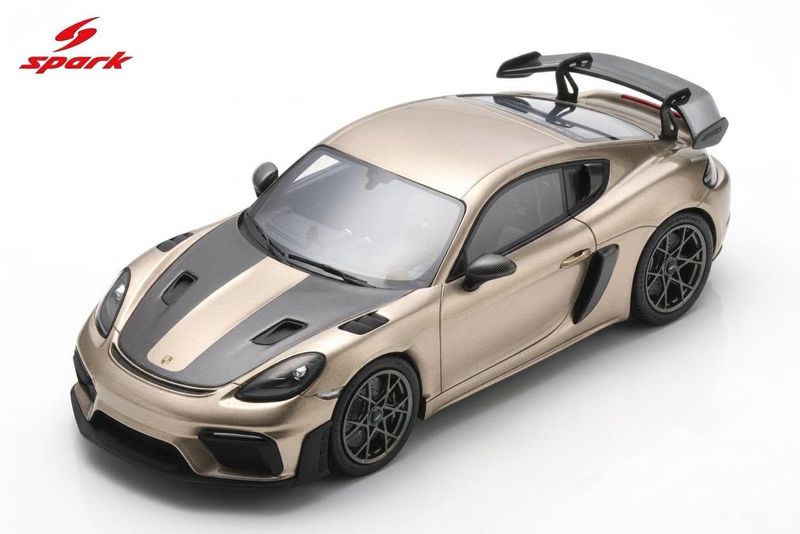 1:18 Spark - Porsche Cayman GT4 RS - Gold bronze Metallic Avec Package Weissach 1:18 Spark - Porsche Cayman GT4 RS - Gold bronze Metallic Avec Package Weissach