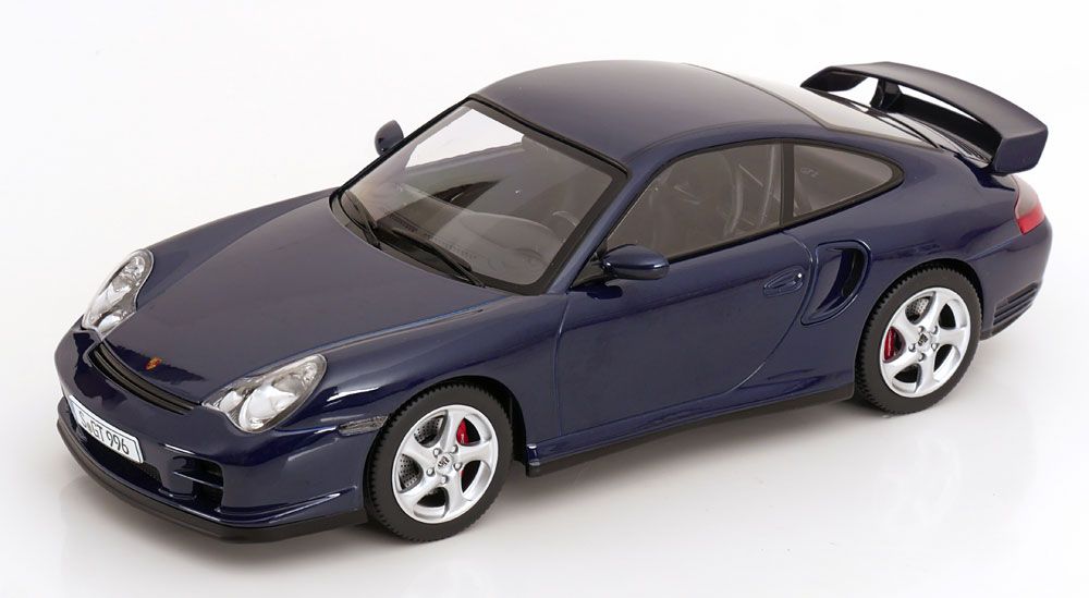 1:18 KK Scale - Porsche 911 (996) GT2 2001 dunkelblau-metallic
