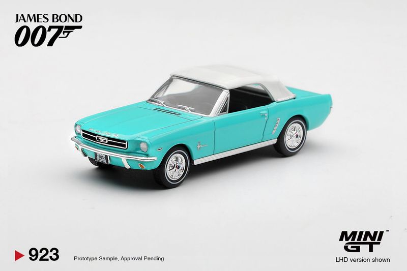 1:64 Mini GT - 1965 Ford Mustang Convertible *Thunderball* Spanish Blister 1:64 Mini GT - 1965 Ford Mustang Convertible *Thunderball* Spanish Blister