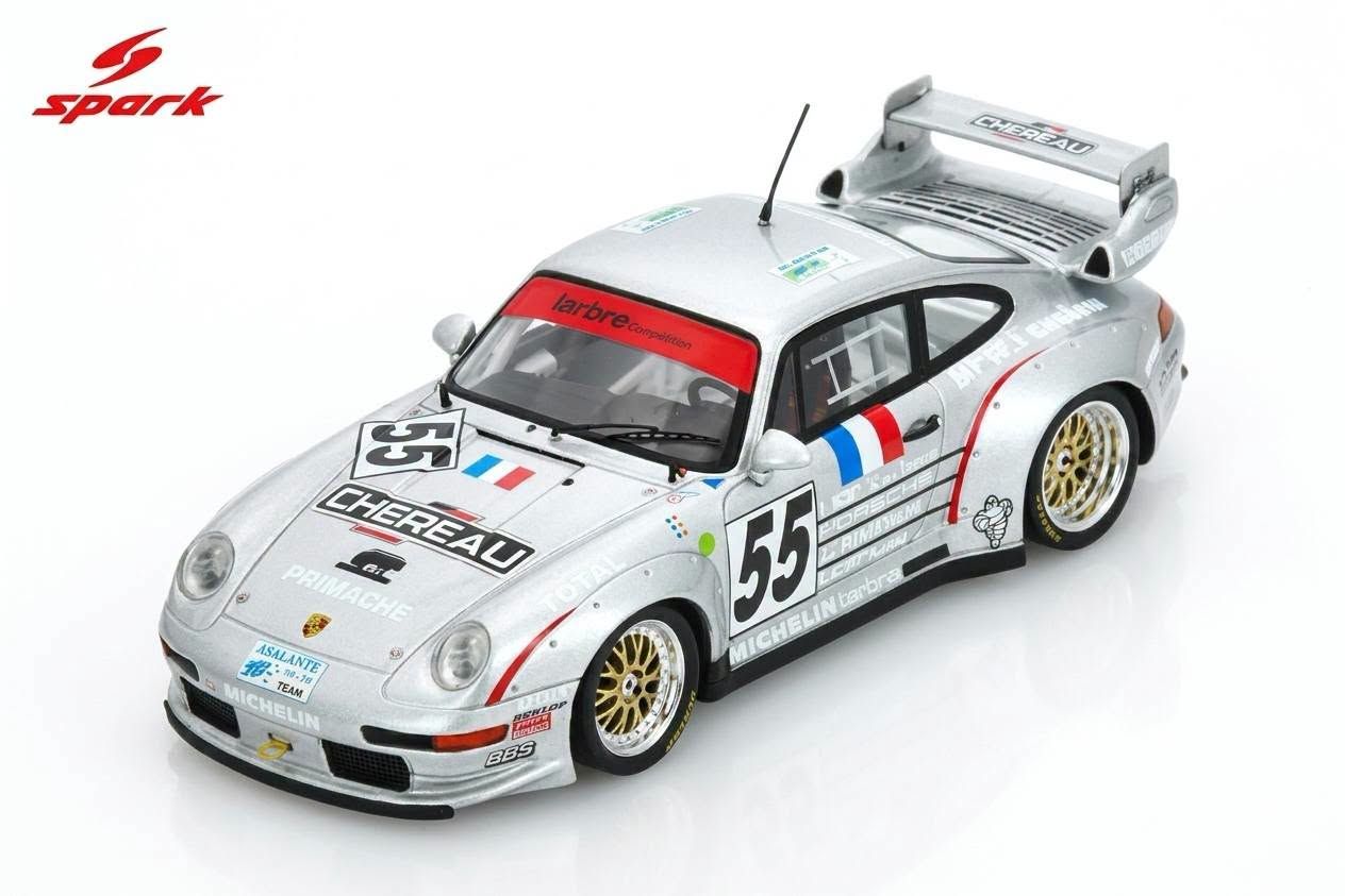 1:43 Spark - Porsche 911 GT2 Evo Le Mans 1995 #55 - Yver / Leconte / Chereau 1:43 Spark - Porsche 911 GT2 Evo Le Mans 1995 #55 - Yver / Leconte / Chereau