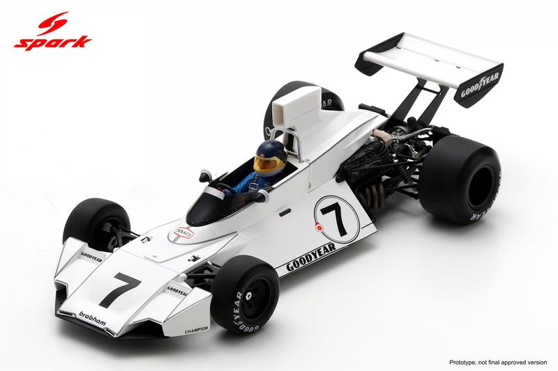 1:18 Spark - Brabham BT44 South African GP 1974 #7 Winner - C. Reutemann 1:18 Spark - Brabham BT44 South African GP 1974 #7 Winner - C. Reutemann