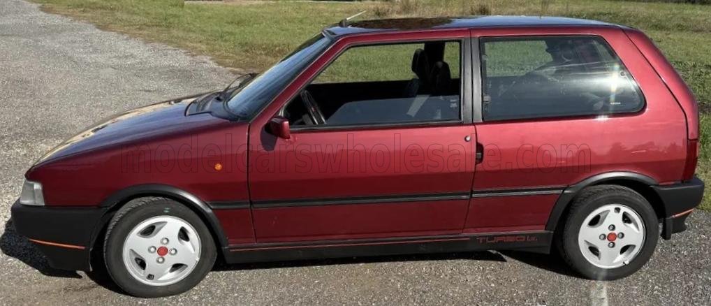 1:18 Mitica Diecast - 1990 Fiat Uno Turbo i.e. 2 Series Red Metallic