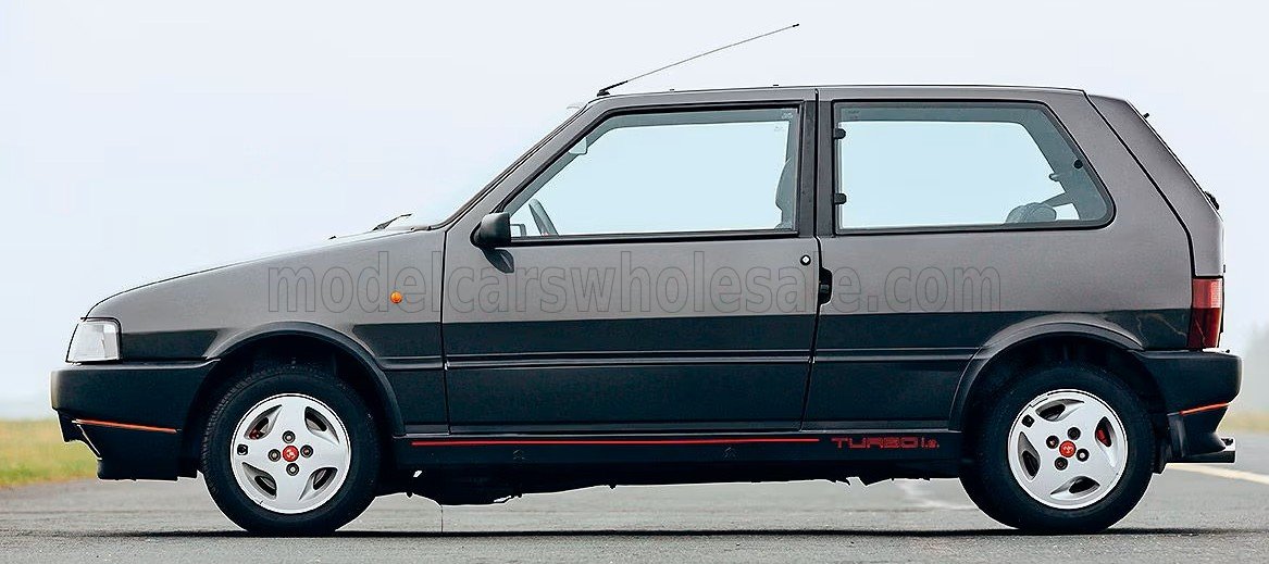 1:18 Mitica Diecast - 1990 Fiat Uno Turbo i.e. 2 Series Grey Metallic