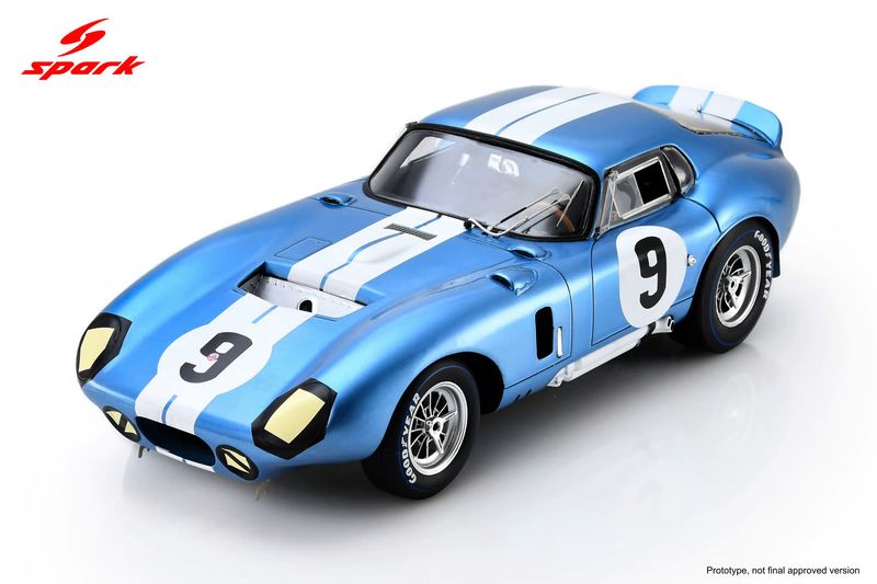 1:18 Spark - Shelby Cobra Daytona Coupé Le Mans 1965 #9 - Dan / Jerr 1:18 Spark - Shelby Cobra Daytona Coupé Le Mans 1965 #9 - Dan / Jerr