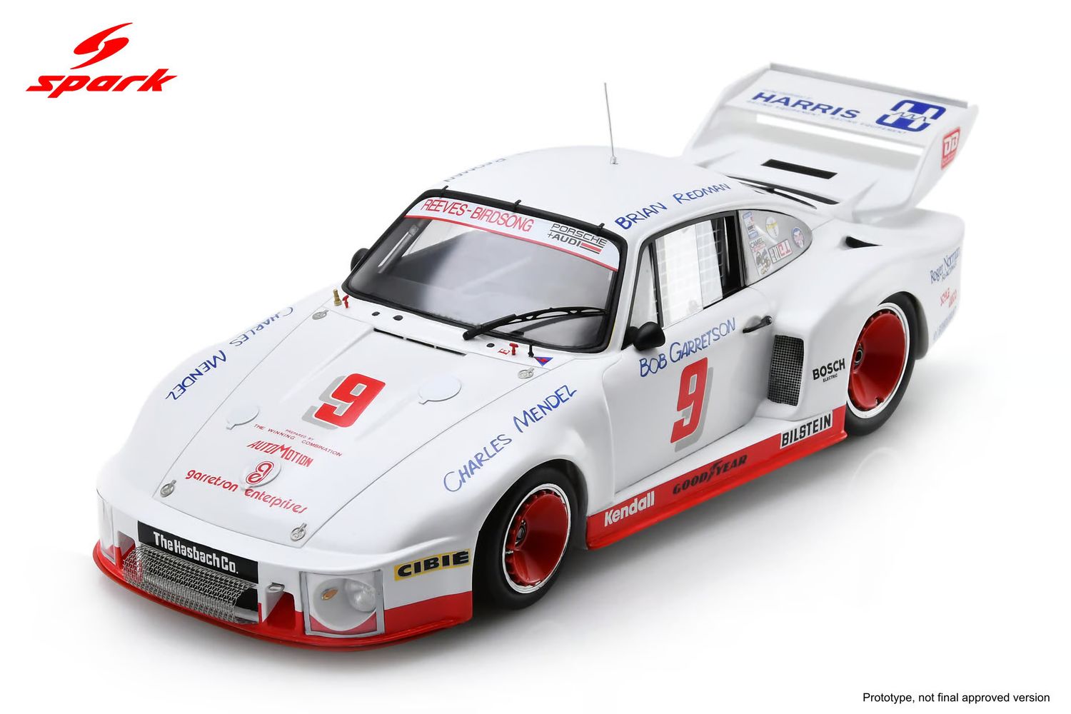 1:18 Spark - Porsche 935 12 Hours of Sebring 1978 #9 Winner - B. Redman / A. Mendez / G. Garretson